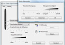 Wacom Bamboo Einstellungen